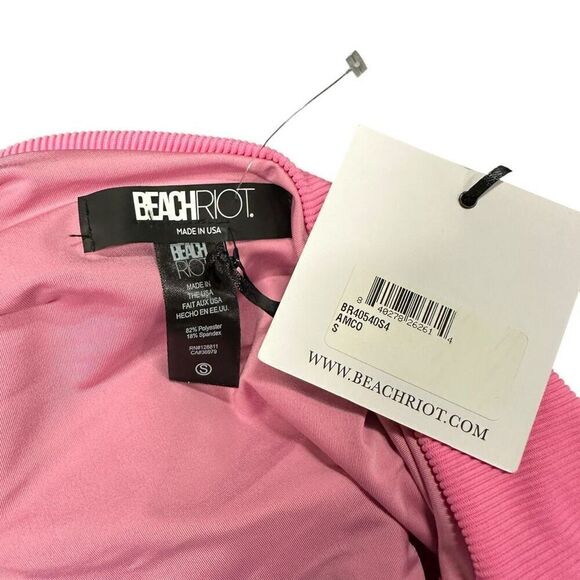 New Beach Riot Joyce Colorblock One Piece Cutout Swimsuit S - Picture 6 of 7